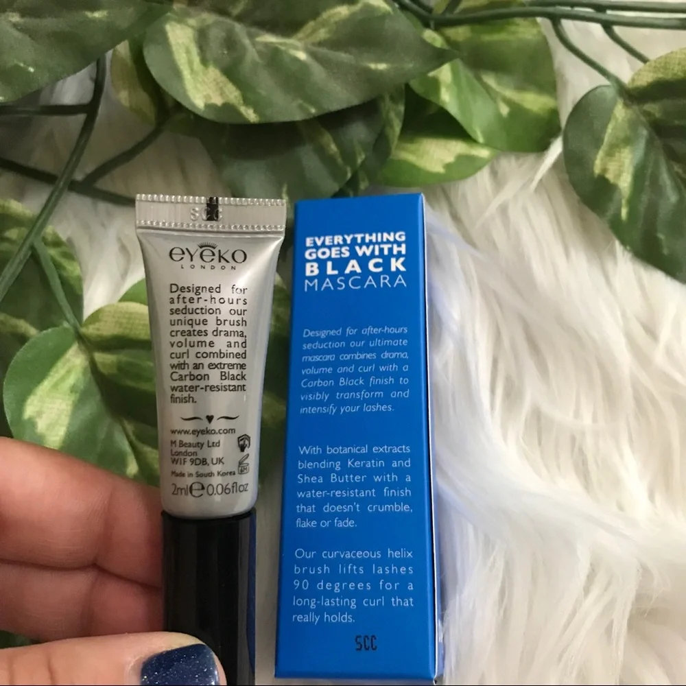 5/$25 Eyeko London Black Mascara Travel Size
